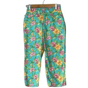 Lauren Ralph Lauren Floral Capri Straight Leg Pants